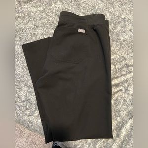 Black figs scrub pants